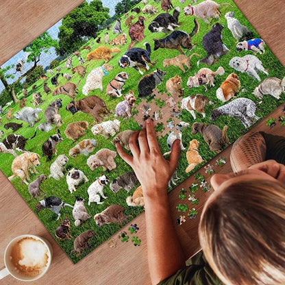 Puzzle - Pooping dogs - 1000 pièces