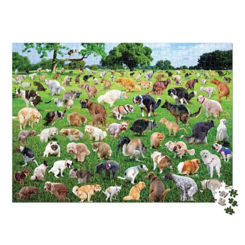 Puzzle - Pooping dogs - 1000 pièces