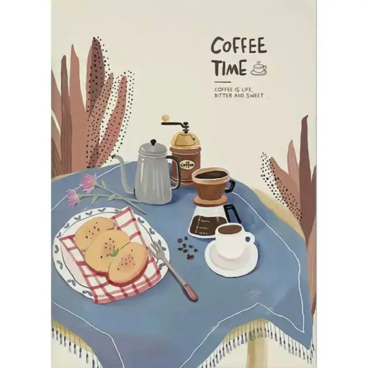 Peinture par numéro - Pastel - Coffee time